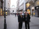 Hofburg v pozadí.