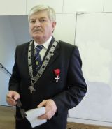 Napätie pred prejavom.Eques Všetečka prez. EFVK.