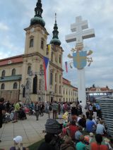 Pred odchodom pohľad na Baziliku vo Velehrade.