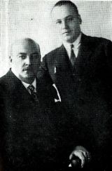 Oskar Nedbal a Dr. Janko Blaho na dobovej foto.