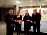 S J.E. Jordankou Čobanovou veľvysl. Bulharska.