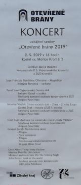 Program koncertu.