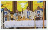 Mons. Vojtěch Kodet pri sv. omši.
